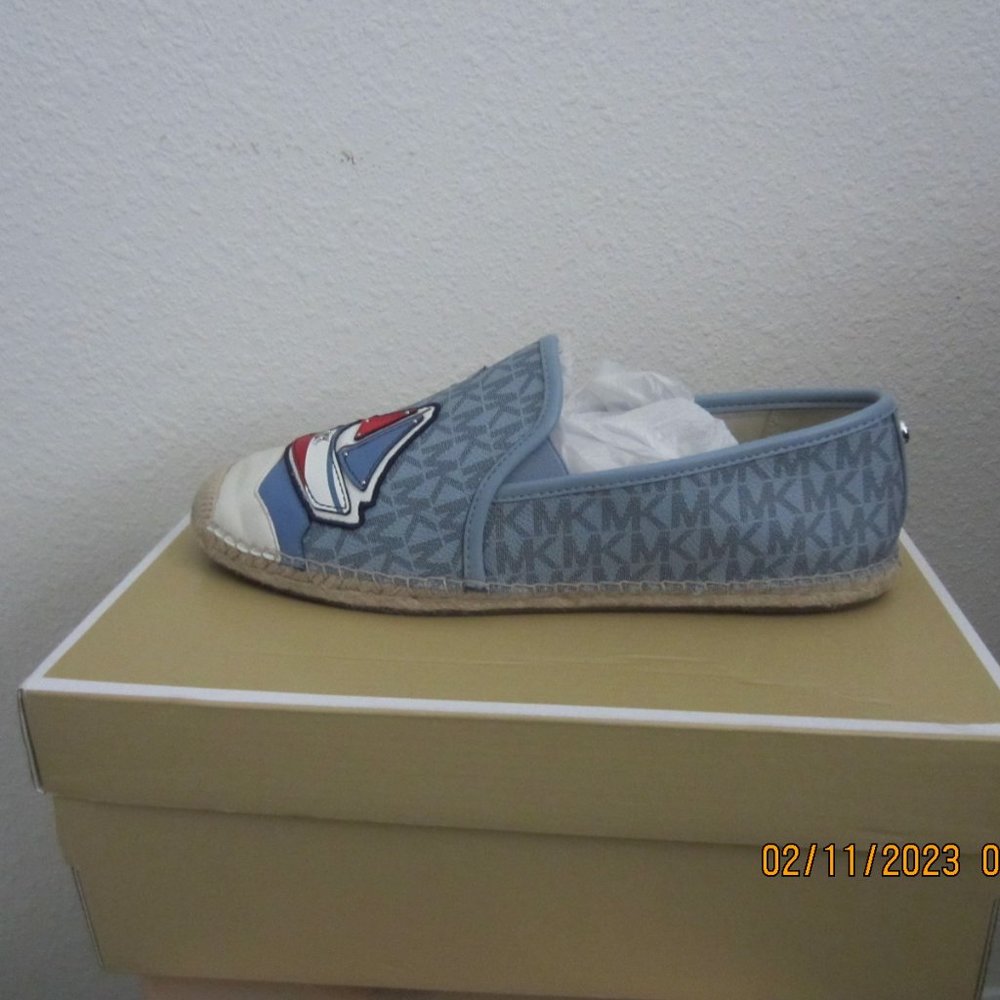 MICHAEL KORS Hastings Espadrille Size 9m Women's loafers-Authentic